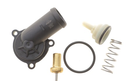 Термостат VW Polo/Skoda Fabia 1.4/1.6 09-16 (87/102°C) (c корпусом) - ((03C121110A)) NRF 725356