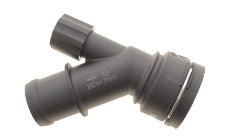 Фланець охолоджуючої рідини AUDI A3, TT SEAT CORDOBA, IBIZA III, LEON, TOLEDO II SKODA FABIA I, FABIA I PRAKTIK, FABIA II, OCTAVIA I, ROOMSTER, ROOMSTER PRAKTIK VW BORA 1.0-2.5 09.96-05.15 - ((1J0121619A, 6Q0122291F, 1J0122291A, 1J0121100, N90765201)) NRF 775015