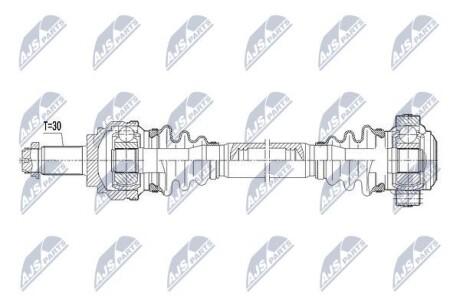 Полуось - NTY NPW-BM-037