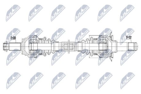 Полуось - NTY NPW-BM-042