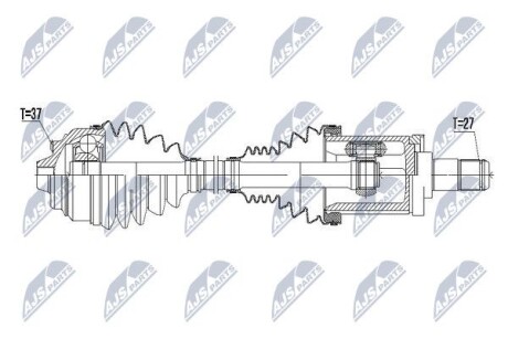 Полуось - NTY NPW-BM-055