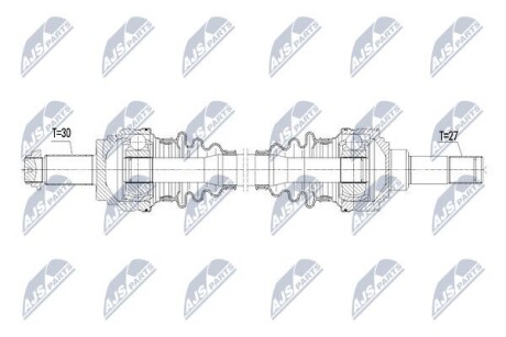 Полуось - NTY NPW-BM-075