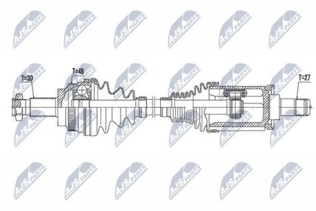 Полуось - (31607558951) NTY NPW-BM-081