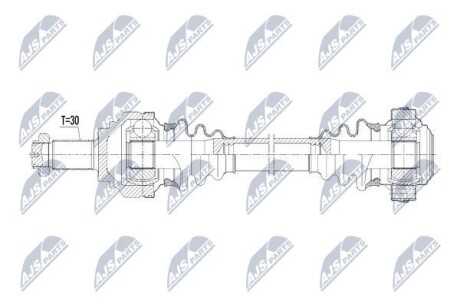 Полуось - NTY NPW-BM-083