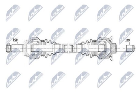 Полуось - NTY NPW-BM-085