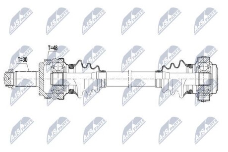 Полуось - NTY NPW-BM-109