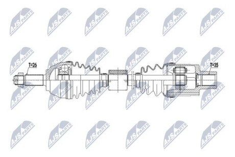 Driveshaft - NTY NPW-BM-123