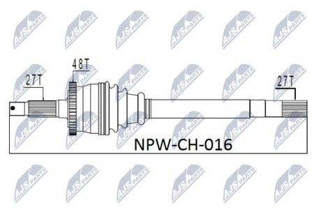 Зп - (05012456AA, 05012748AA) NTY NPWCH016