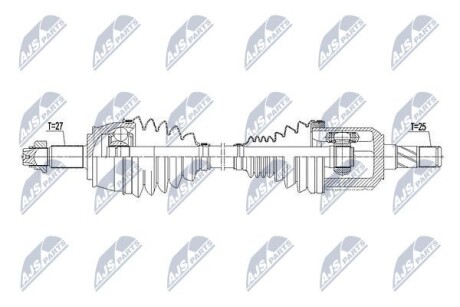 Полуось - NTY NPW-CH-038