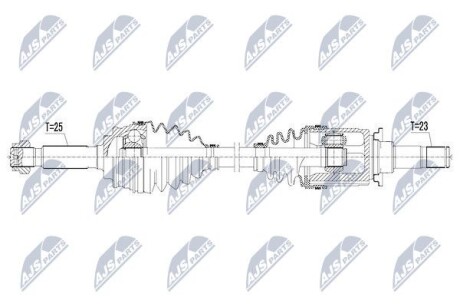 Полуось - NTY NPW-CH-048