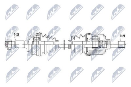 Полуось - NTY NPW-CT-051