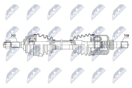 Полуось - NTY NPW-CT-055