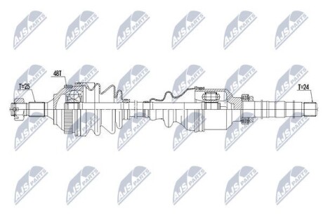 Полуось - NTY NPW-CT-059