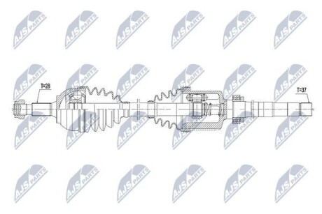 Полуось - NTY NPW-CT-061