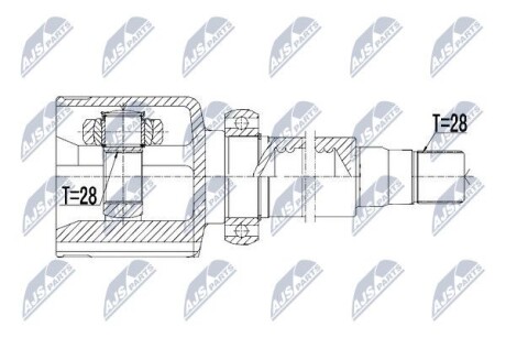 Inner cv joint - NTY NPW-FR-069