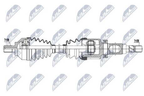 Driveshaft - NTY NPW-FR-082