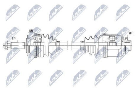 Полуось - NTY NPW-HY-526