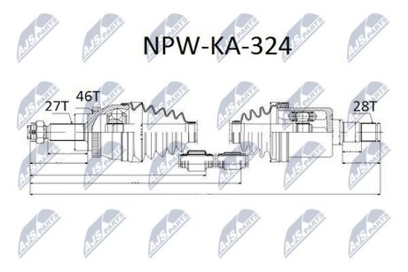 Зп - (495001L210, 495001L310, 495011L210) NTY NPWKA324