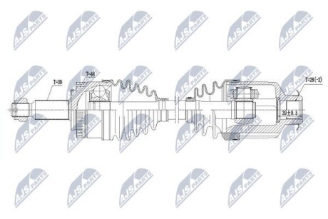 Фото 4 - Напіввісь NTY NPWKA342