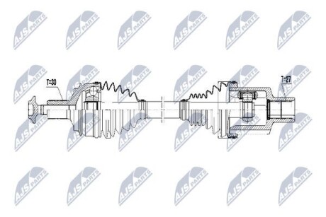 Фото 4 - Полуось NTY NPWME062