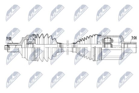 Фото 4 - Полуось NTY NPWME096