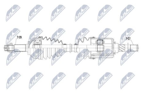 Полуось - NTY NPW-NS-055