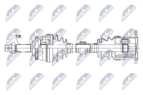 Driveshaft - NTY NPW-NS-066