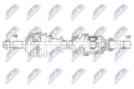 Driveshaft - NTY NPW-PE-035