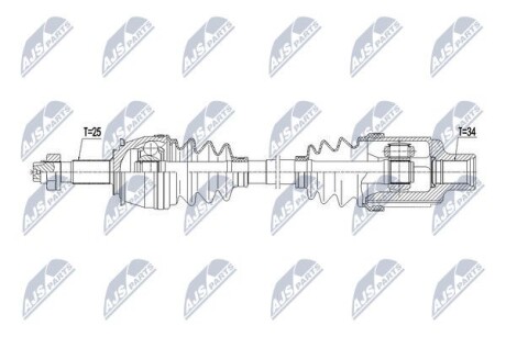 Driveshaft - NTY NPW-PL-061