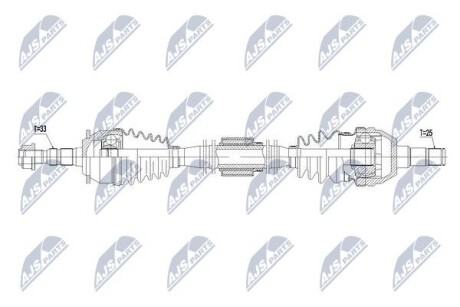 Driveshaft - NTY NPW-PL-067