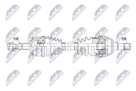 Driveshaft - NTY NPW-PL-069