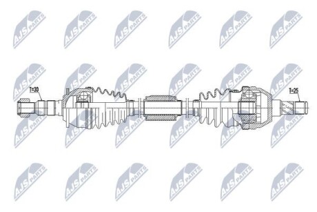 Driveshaft - NTY NPW-PL-071