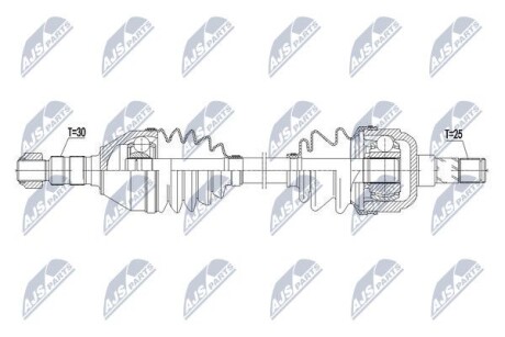 Driveshaft - NTY NPW-PL-073