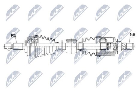 Полуось - NTY NPW-RE-061