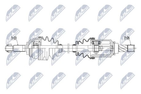 Полуось - NTY NPW-RE-069