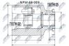 Шарнир равных угловых скоростей - (28021AC171, 28092AC020, 28021FC031) NTY NPWSB003 (фото 1)