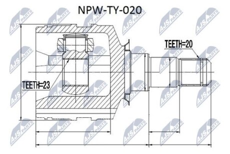 Spare part - (4304005110, 4304032040) NTY NPWTY020