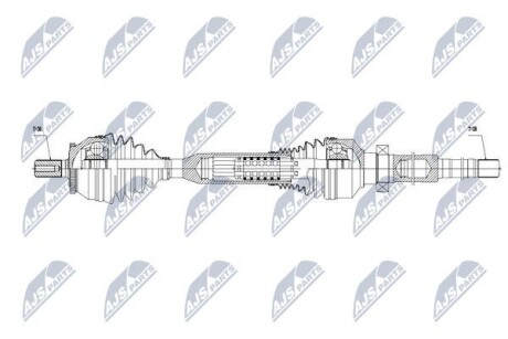 Полуось - NTY NPW-VV-053