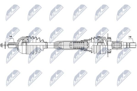 Полуось - NTY NPW-VV-057