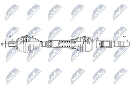 Полуось - NTY NPW-VV-058