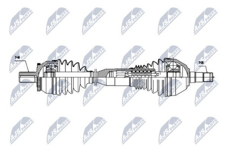 Полуось - NTY NPW-VV-059