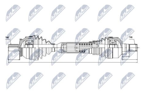 Полуось - NTY NPW-VV-063