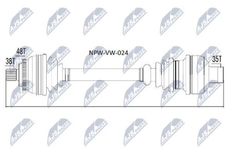 Зп - (7M0407272E) NTY NPWVW024