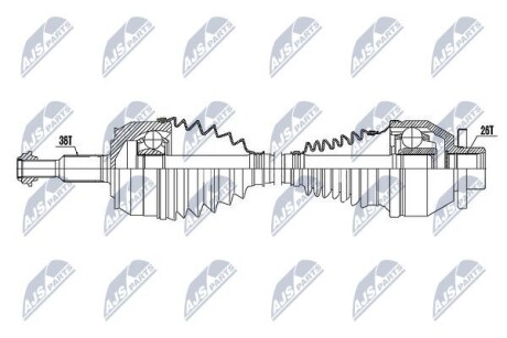 Фото 4 - Полуось NTY NPWVW046