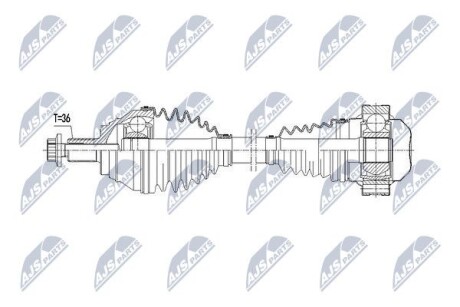 Driveshaft - NTY NPW-VW-063