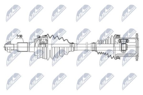 Driveshaft - NTY NPW-VW-065