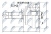 Шарнир равных угловых скоростей - (46307685) NTY NPZ-AR-016 (фото 1)