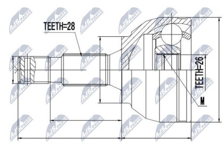 Spare part - (3272RZ, 3272SA) NTY NPZCT021