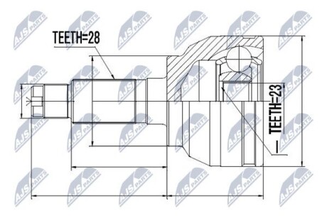 Шарнир равных угловых скоростей - (fg0525500) NTY NPZ-MZ-047