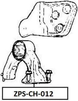 Фото 3 - Подушка двигуна NTY ZPS-CH-012